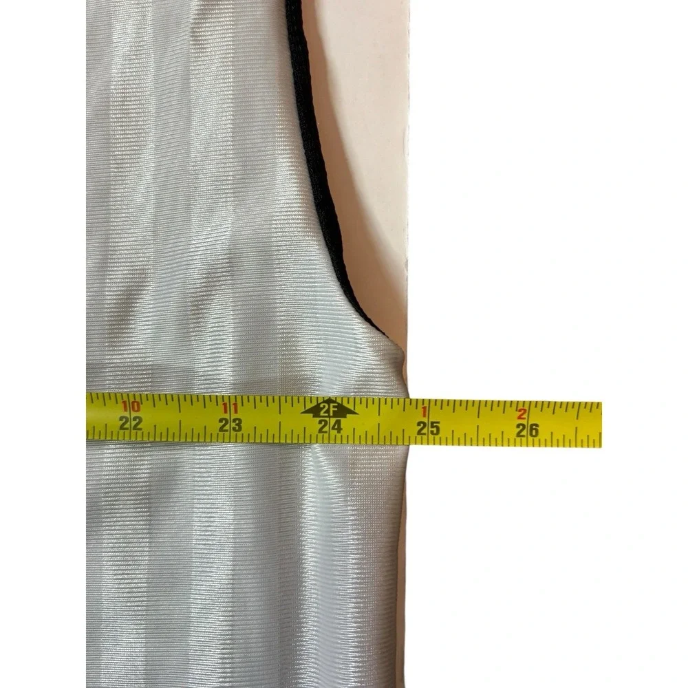VTG Nike Reversible Mesh Jersey Tank Men XXL‎ White Black Basketball Swoosh 90s